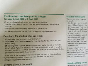 Time to complete your 2013 tax return
