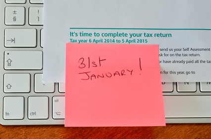 31st January 2016 HMRC tax return deadline