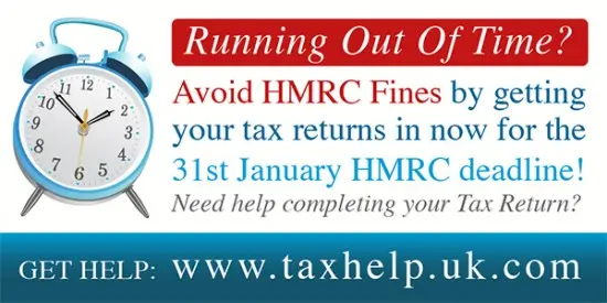 31st January HMRC tax return deadline