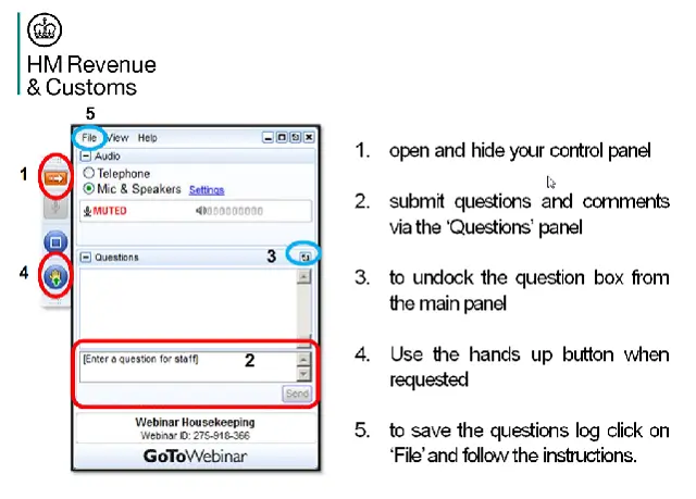 HMRC WT Online Meeting