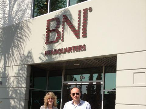 James McBrearty and Joani Durandette - BNI HQ Upland California