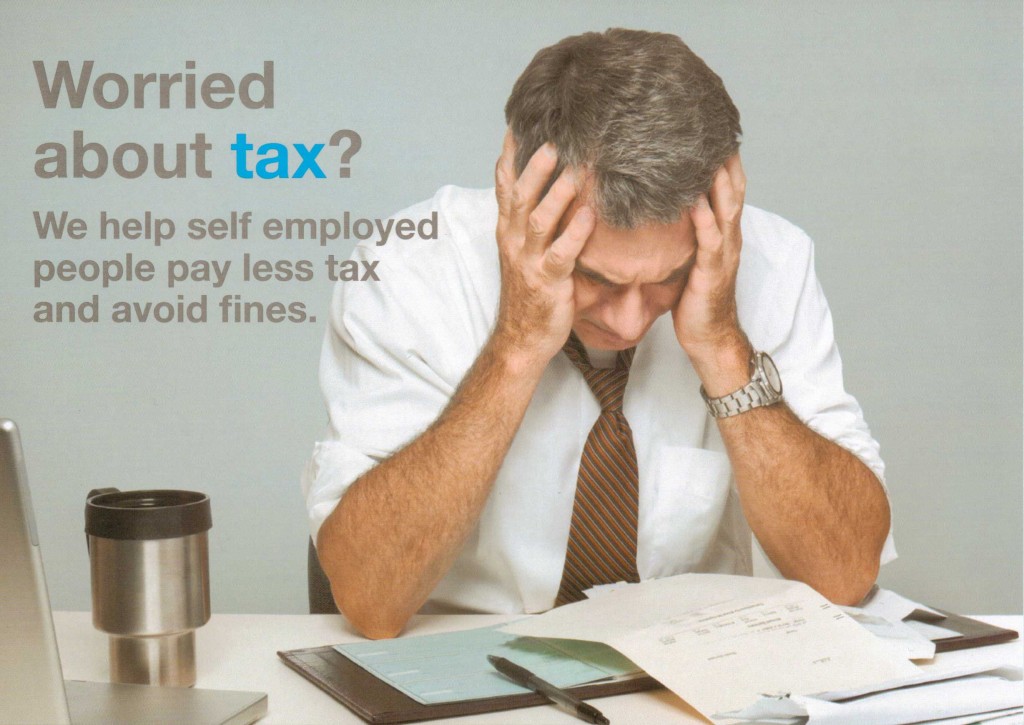 Worried about tax? We specialise in helping self employed people pay less tax and avoid fines