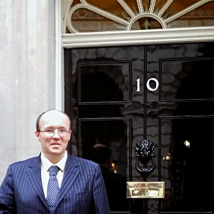 James McBrearty at Number 10 Downing Street