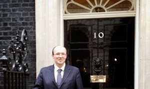 James McBrearty outside Number 10 Downing Street