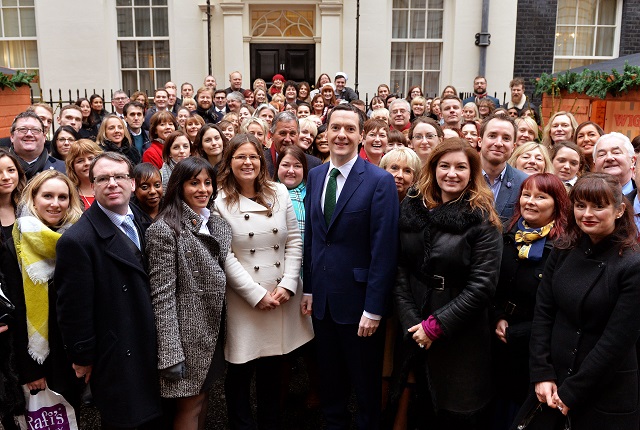 Chancellor Osborne welcomes small businesses to Downing Street