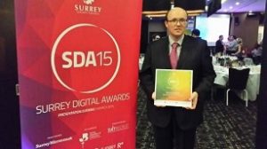 Surrey Digital Awards 2015 - Gold winner James McBrearty